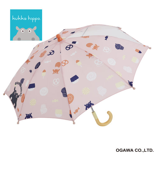 kukka hippoのキッズ雨傘【おやつ】45cm