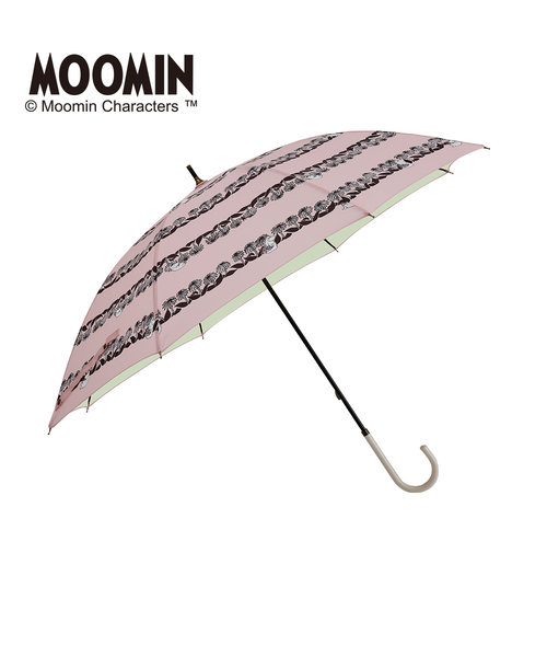 Moomin One Splusの晴雨兼用日傘 ムーミン 花畑ボーダー Line Drops ラインドロップス の通販 Mall