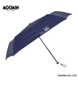 MOOMIN/One'sPlusの晴雨兼用ポーチ型折りたたみ日傘【ムーミン/舟びっくり】