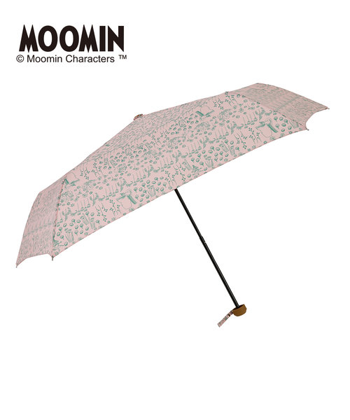 MOOMIN/One'sPlusの雨晴兼用折りたたみ雨傘【リトルミイ/かくれんぼ】