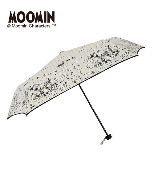 MOOMIN/One'sPlusの雨晴兼用折りたたみ雨傘【ムーミン/ムーミン谷の夏まつり】