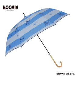 MOOMIN/One'sPlusの雨晴兼用雨傘【リトルミイ/波ボーダー】