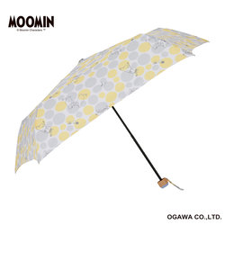MOOMIN/One'sPlusの雨晴兼用折りたたみ雨傘【ムーミン/ペイント】