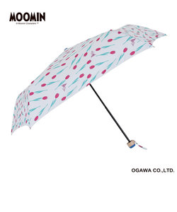 MOOMIN/One'sPlusの雨晴兼用折りたたみ雨傘【リトルミイ/チューリップ】