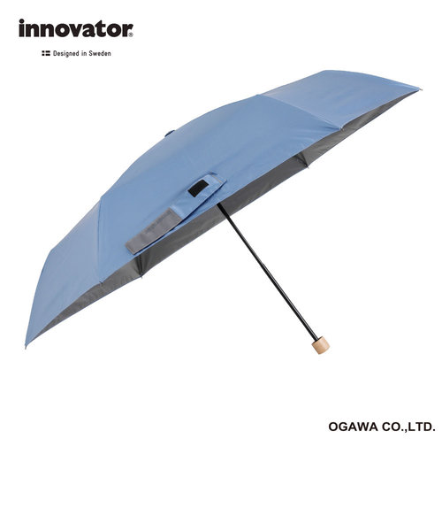 innovator 晴雨兼用折りたたみ傘 60㎝/ペールミッドブルー | LINE 