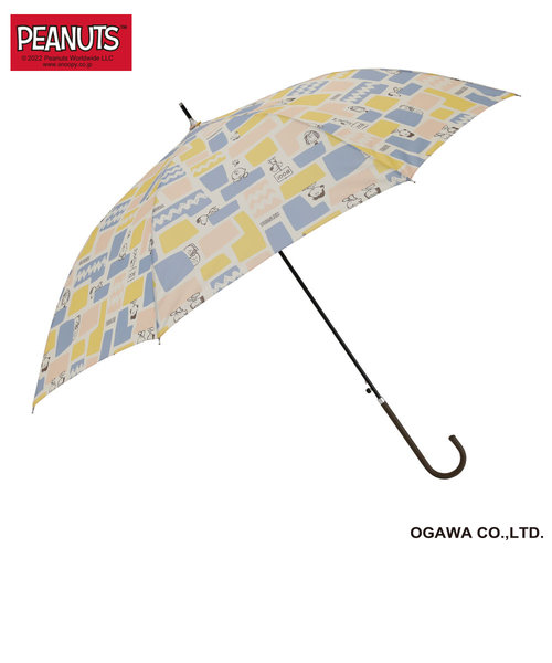 ﾋﾟｰﾅｯﾂ雨傘【長傘】スヌーピー／ひょっこり LINE DROPS（ラインドロップス）の通販 mall