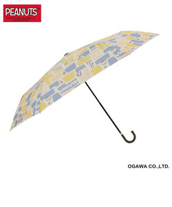 ﾋﾟｰﾅｯﾂ雨傘【折畳傘】スヌーピー／ひょっこり