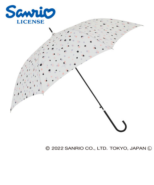 サンリオ　雨傘【長傘】クロミ／ドット