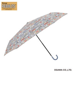ﾋﾟｰﾅｯﾂ雨傘【折畳傘】スヌーピー／ビンテージコミック
