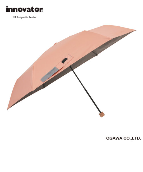 innovator　晴雨兼用【折りたたみ傘】　60㎝　ペールオレンジ　　