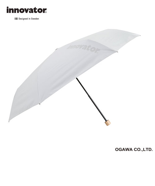innovator　晴雨兼用【折りたたみ傘】　60㎝　ホワイト×グレー