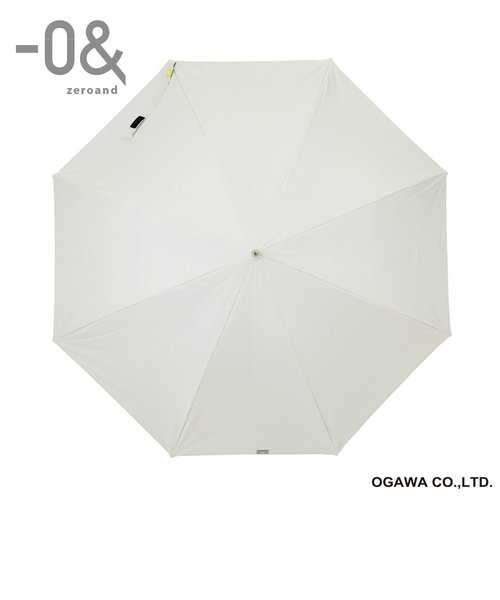 ゼロボーダー 晴雨兼用日傘 ｼﾞｬﾝﾌﾟ式長傘 65㎝ コットンホワイト