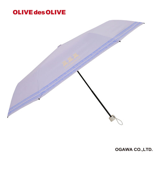 OLIVE des OLIVE　子供日傘　無地タイプ【折りたたみ傘】パープル