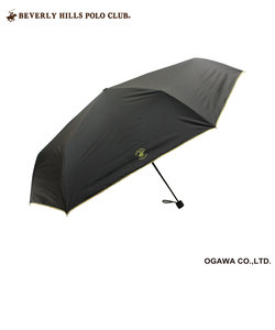 BHPC　紳士70cm　晴雨兼用折傘/無地ブラック