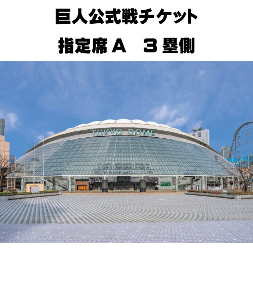【連番】9月8日(日) 14時　東京ドーム　巨人ー横浜　三塁側オーロラシートB 9/10（日）14時【オーロラシート】【東京ドーム】2枚