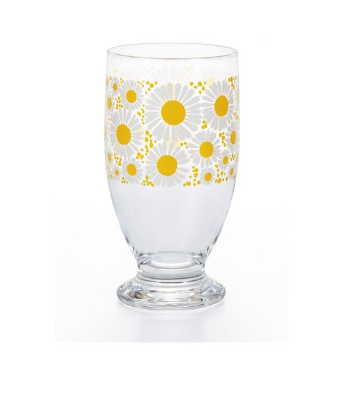 アデリアレトロ 通販 台付きグラス グラス おしゃれ コップ ガラス かわいい 昭和レトロ 食器 花柄プリント アンティーク風 ヴィンテージ風 夏 日本製