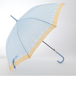 ジャンプ傘  傘 レディース かわいい 軽い 通販 丈夫 おしゃれ 折れにくい ドット柄 ネコ ドット ボーダー 58cm 軽量 グラスファイバー 雨傘