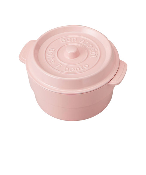 ランチボックス 通販 COCOPOT ミニココット型 弁当箱 2段 2段式 ボウル 鍋型 おしゃれ かわいい 530ml ラウンド 丸型 レンジ対応 どんぶり