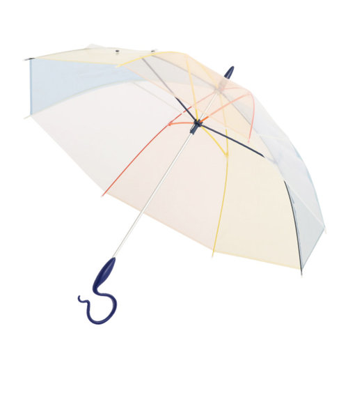 ビニール傘 かわいい 通販 ブランド エバーイオン コンビ 雨傘 レディース 長傘 おしゃれ 60cm グラスファイバー 婦人傘 虹色 レインボー かさ カサ