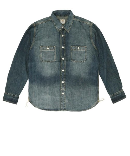 ヒューストン デニムシャツ 通販 houston シャツ デニム メンズ アメカジ ブランド HOUSTON USA COTTON DENIM WORK