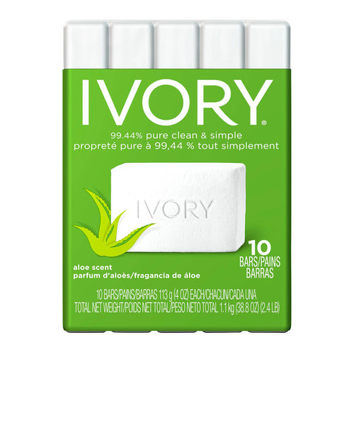 石けん アイボリー IVORY 通販 113g 10個入 セット 石鹸 せっけん 化粧石鹸 オリジナル アロエ 天然油脂 ソープ 化粧せっけん 化粧石けん