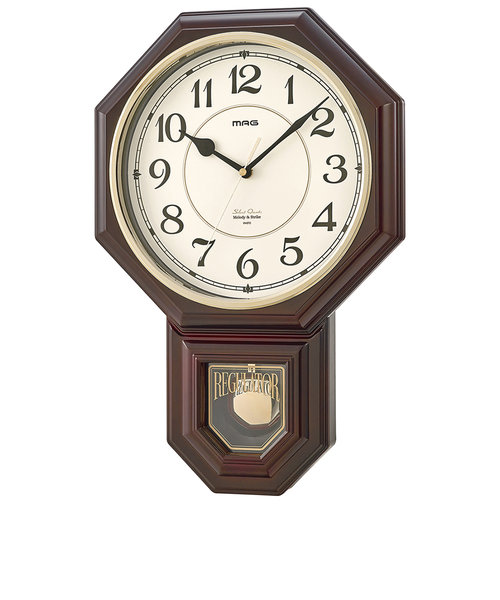 壁掛け時計 時報 通販 掛け時計 音がしない 連続秒針 時計 壁掛け おしゃれ 木目調 振り子時計 ボンボン時計 メロディ 16種 クラシック レトロ