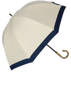 100% 完全遮光 日傘 ピンクトリック 長傘 晴雨兼用 親骨50cm