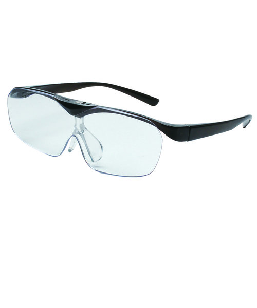 ルーペメガネ 跳ね上げ式 通販 SMART EYE スマートアイ 1.6倍 跳ね上げ式メガネ メガネルーペ メガネタイプルーペ 拡大鏡 眼鏡の上から