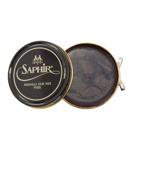 ビーズワックスポリッシュ 50ml SAPHIR サフィール 通販 Saphir Noir サフィールノワール 艶出しワックス 靴磨き 光沢効果 ハイシャイン