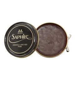 ビーズワックスポリッシュ 50ml SAPHIR サフィール 通販 Saphir Noir サフィールノワール 艶出しワックス 靴磨き 光沢効果 ハイシャイン
