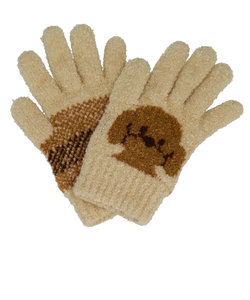 手袋 キッズ 通販 15～17cm 5本指手袋 5本指 5本 シュークリーム  クマ 熊 くま 結晶 おやすみネコ トイプードル イヌ いぬ 犬 ユニコーン