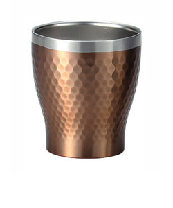 ロックカップ 通販 焼酎カップ カップ 二重構造 真空断熱 メタルサーモ リュクス luxe 前畑 maebata 冷たいもの 温かいもの ブロンズ シルバー
