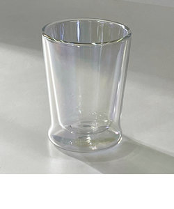 耐熱ガラス コップ 二重 通販 二重グラス ガラスコップ おしゃれ かわいい 色付き 耐熱グラス 電子レンジ対応 耐熱二層ガラス ニュイ nuit