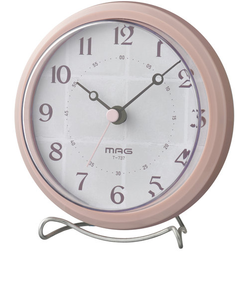 置時計 アナログ 通販 おしゃれ 掛け時計 掛時計 かけ時計 ブランド mag ミニ かわいい 見やすい 防滴 生活防水 お風呂 バスルーム アナログ マグ