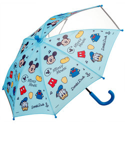 傘 子供用 通販 35cm 透明窓付き キッズ 身長85～95cm 長傘 軽量 丈夫 反射テープ付き 子ども傘 子供用 pooh/rain POOH/RAIN