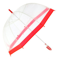 ビニール傘 レディース 通販 傘 65cm  長傘 大きい ドーム型 手開き グラスファイバー骨 女子 高校生 中学生 女の子 レイングッズ かさ 雨傘