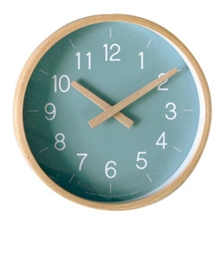 壁掛け時計 おしゃれ 通販 掛け時計 ウォールクロック S CAMPAS キャンパス 木製 木目調 北欧 テイスト かけ時計 掛時計 音がしない 静音 時計