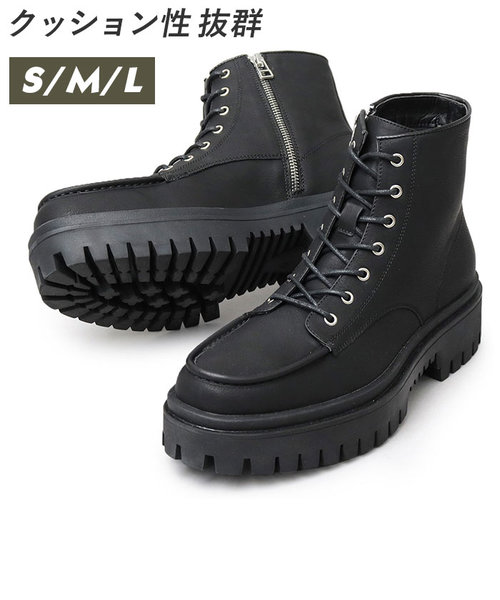 glabella PLATFORM SOLE LACE UP BOOTS | バックヤードファミリー