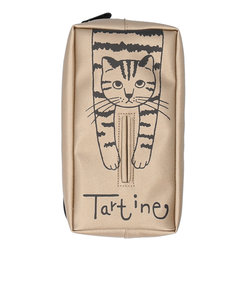 tartine タルティーヌ ティッシュケース 通販 ティッシュ ティッシュカバー ケース カバー 動物 ねこ 猫 コンパクト かわいい ネコ 持ち運び