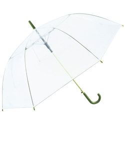 ビニール傘 65cm 通販 傘 透明 長傘 ジャンプ傘 透明傘 雨傘 かさ レディース メンズ 大きめ ジャンプ おしゃれ シンプル カラー