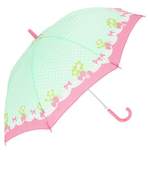 子供 傘 55cm 女の子 通販 子供用 長傘 ジャンプ傘 子ども キッズ おしゃれ かわいい 小学生 こども 透明窓 雨傘 ピンク ネイビー ブルー