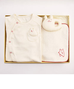 ポプキンズ ベビー ギフトセット 通販 出産祝い 3点セット 女の子 男の子 2wayドレス ガラガラ ミニタオル ベビーギフト 乳児用 ベビー用品