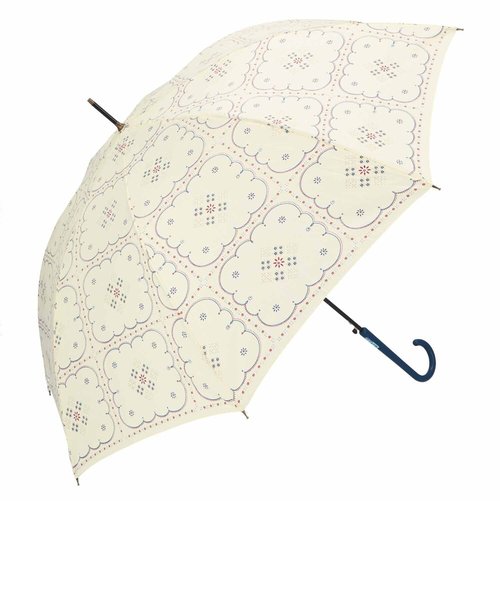傘 レディース 耐風 通販 60cm 長傘 可愛い amusant sous la pluie UVカット 紫外線対策 耐風傘 グラスファイバー骨 丈夫