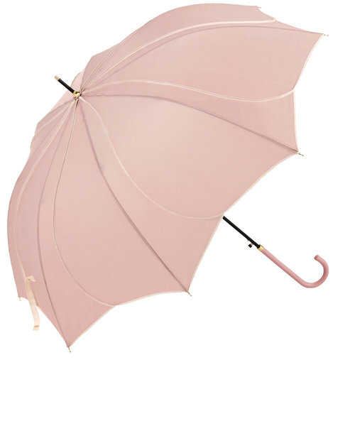 Natural Basic ナチュラルベーシック 傘 通販 60cm レディース 長傘 雨傘 晴雨兼用傘 花びら傘 ワンタッチ傘 ジャンプ傘 かさ カサ