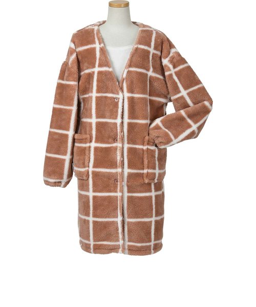Lebois ルボア 着る毛布 レディース 通販 ルームウェア カーディガン 部屋着 ボア 裏起毛 ロング 北欧 マイクロファイバー 軽い 暖かい あったか
