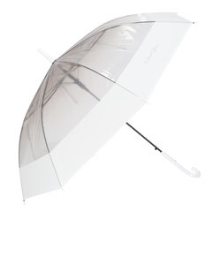 傘 レディース 透明 通販 60cm ビニール傘おしゃれ 雨傘 長傘 ワンタッチ傘 ジャンプ傘 かさ カサ 耐風 グラスファイバー骨 女の子 中学生 高校生