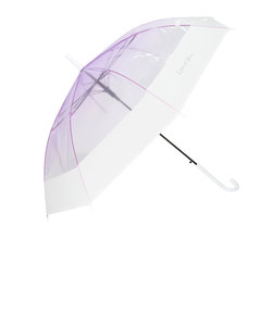 傘 レディース 透明 通販 60cm ビニール傘おしゃれ 雨傘 長傘 ワンタッチ傘 ジャンプ傘 かさ カサ 耐風 グラスファイバー骨 女の子 中学生 高校生