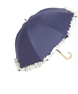 KIZAWA 日傘 完全遮光 通販 傘 50cm 1級遮光 晴雨兼用傘 長傘 雨傘 レディース 100 遮光 撥水 手開き 8本骨 耐風 グラスファイバー
