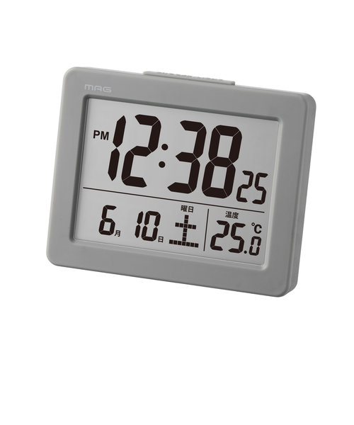 デジタル時計 おしゃれ 置き時計 通販 見やすい表示のデジタル目覚まし時計 MAG T-779 ブリム 置時計 時計 目覚まし時計 めざまし時計