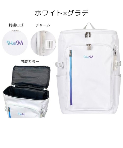 HeM リュック ヘム 通販 ボックス型 リュックサック 31l 31リットル ロビン デイパック バックパック ボックスリュック 通学リュック